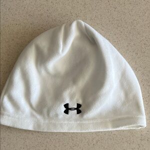 Under Armour White Beanie